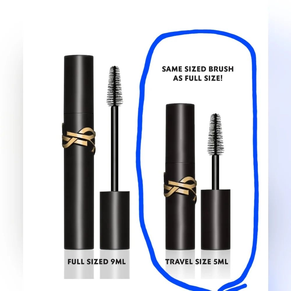 YSL Lash Clash Extreme Volume Mascara Noir/Deep Black. MINi Size